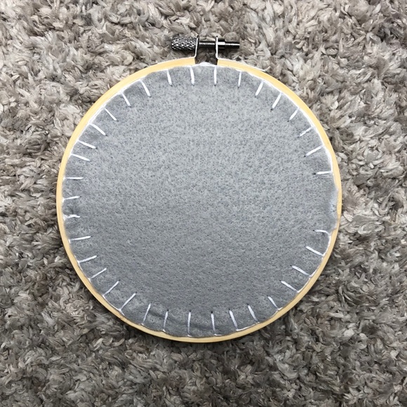 Handmade Three feathers cross stitch - Picture 3 of 4